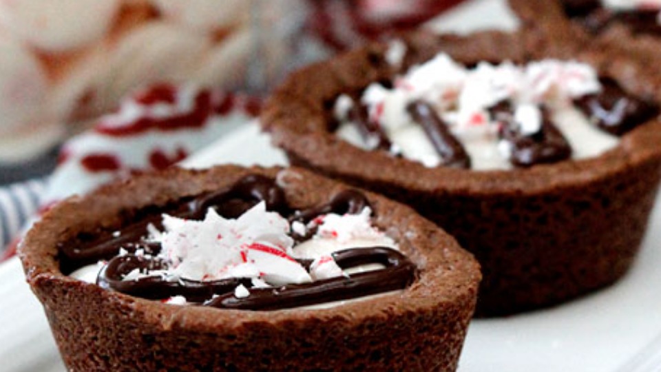 Peppermint Eggnog Brownie Cups (Instance 1) — Instance — Interactive video experience