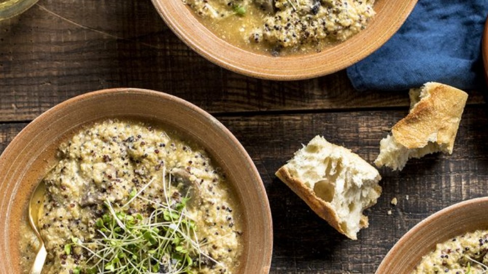 Vegan Quinoa Mushroom Risotto (Instance 1) — Instance — Interactive video experience