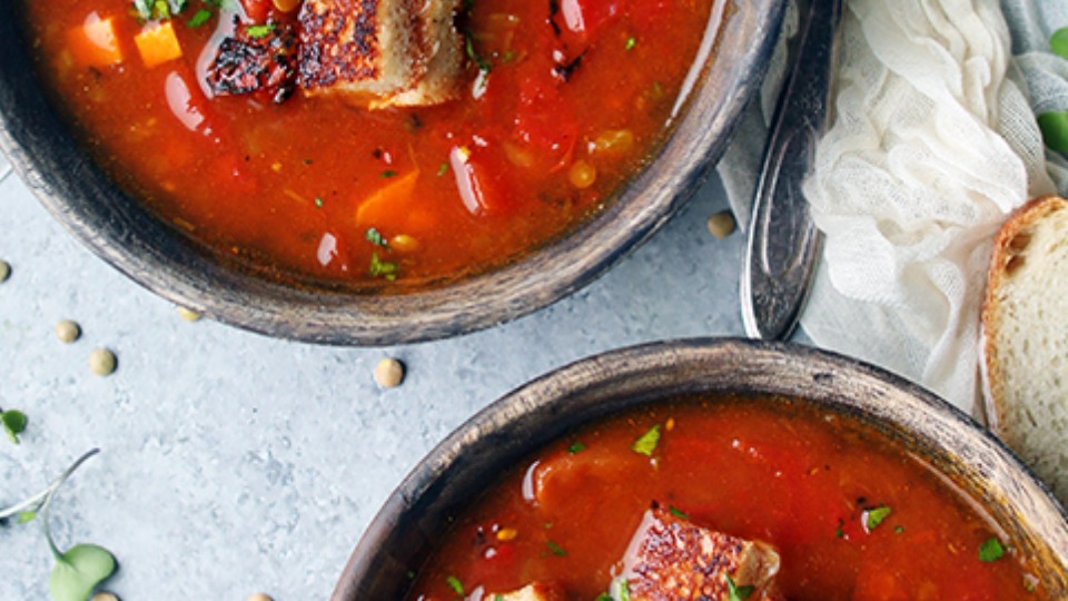 Tomato Lentil Soup (Instance 1) — Instance — Interactive video experience