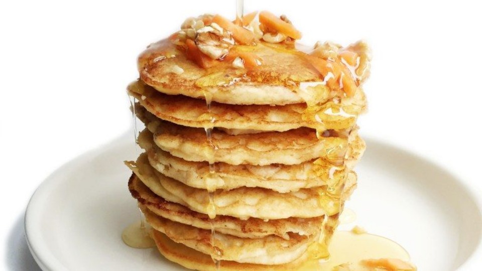 Paleo Carrot Cake Pancakes (Instance 1) — Instance — Interactive video experience
