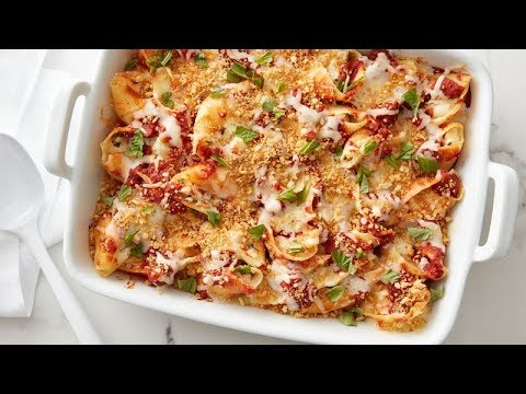 Chicken Parmesan-Stuffed Shells | Betty Crocker Recipe (Instance 1) — Instance — Interactive video experience