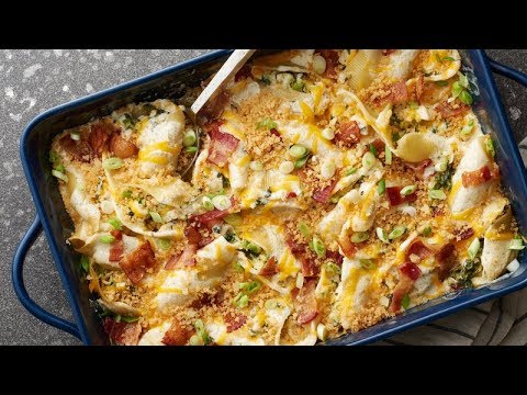 Chicken-Bacon-Ranch Stuffed Shells | Betty Crocker Recipe (Instance 1) — Instance — Interactive video experience