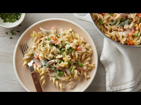 One-Pot Creamy Chicken Pot Pie Pasta | Betty Crocker Recipe (Instance 1) — Instance — Interactive video experience