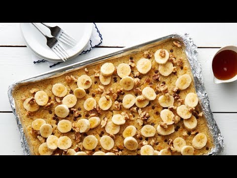 Banana-Chocolate Chip Sheet-Pan Pancake | Betty Crocker Recipe (Instance 1) — Instance — Interactive video experience