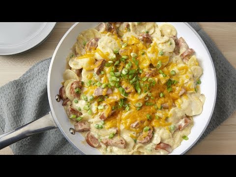 One-Pot Kielbasa Cheddar Potatoes | Betty Crocker Recipe (Instance 1) — Instance — Interactive video experience