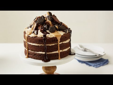 Peanut Butter Cup and Oreo™ Cake | Betty Crocker Recipe (Instance 1) — Instance — Interactive video experience
