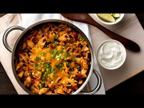 One-Pot Cheesy Chicken Enchilada Pasta | Betty Crocker Recipe (Instance 1) — Instance — Interactive video experience
