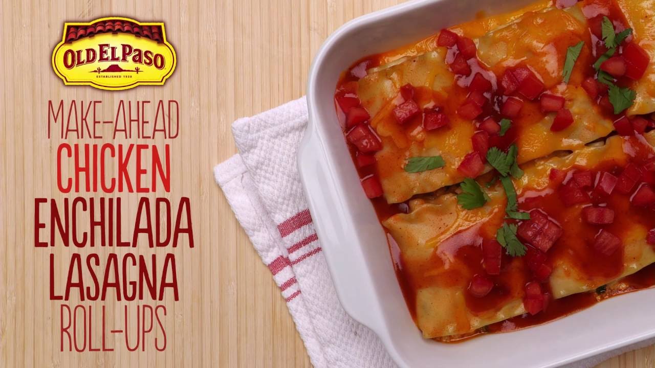 Make-Ahead Chicken Enchilada Lasagna Roll-Ups (Instance 1) — Instance — Interactive video experience