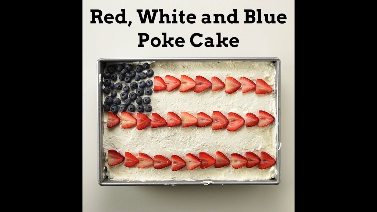 Red White and Blue Poke Cake (Instance 1) — Instance — Interactive video experience