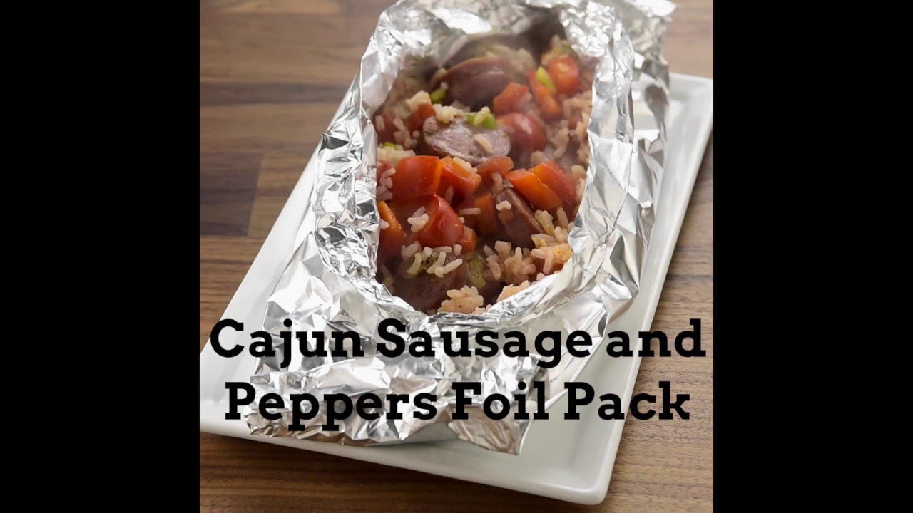 Cajun Sausage and Peppers Foil Packs (Instance 1) — Instance — Interactive video experience