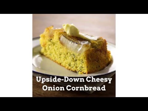 Upside-Down Cheesy Onion Cornbread (Instance 1) — Instance — Interactive video experience