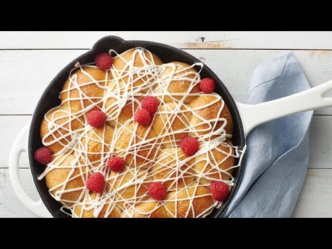 Skillet Raspberry-White Chocolate Pull-Apart Rolls | Pillsbury Recipe (Instance 1) — Instance — Interactive video experience
