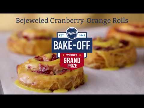Bejeweled Cranberry-Orange Rolls | Grand Prize Winner of the 48th Pillsbury Bake-Off® Contest (Instance 1) — Instance — Interactive video experience
