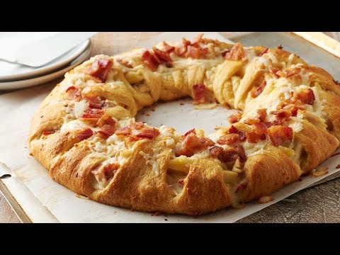 Chicken-Bacon Alfredo-Stuffed Crescent Ring | Pillsbury Recipe (Instance 1) — Instance — Interactive video experience