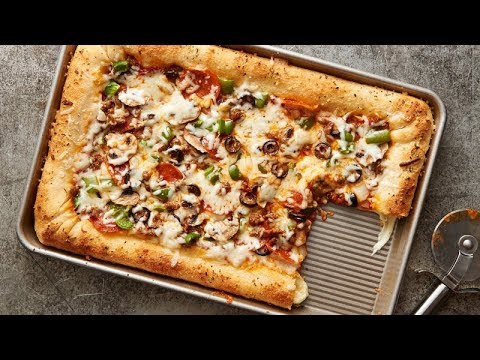 Sheet-Pan Cheese-Stuffed-Crust Pizza | Pillsbury Recipe (Instance 1) — Instance — Interactive video experience