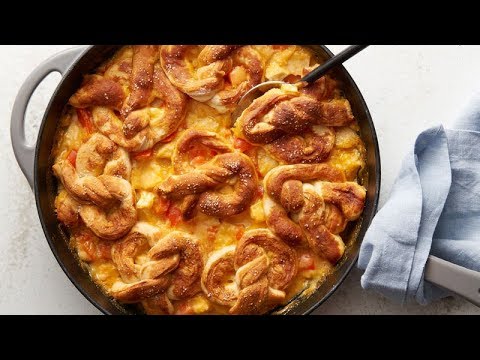 Pretzel-Topped Cheesy Chicken Pot Pie | Pillsbury Recipe (Instance 1) — Instance — Interactive video experience