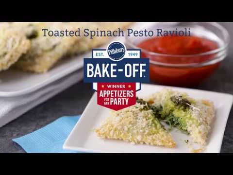 Toasted Spinach Pesto Ravioli | 48th Pillsbury Bake-Off® Contest Winner: Appetizers for Any Party (Instance 1) — Instance — Interactive video experience