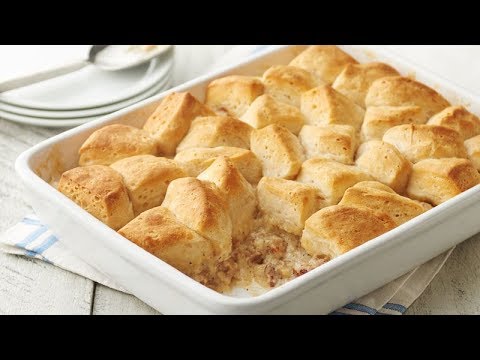 Sausage Biscuits and Gravy Casserole (Instance 1) — Instance — Interactive video experience