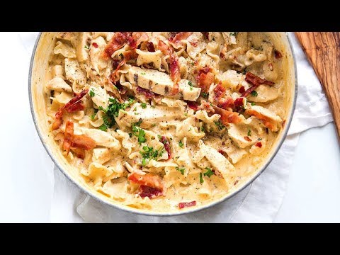 One-Pot Chicken-Bacon-Chipotle Alfredo (Instance 1) — Instance — Interactive video experience