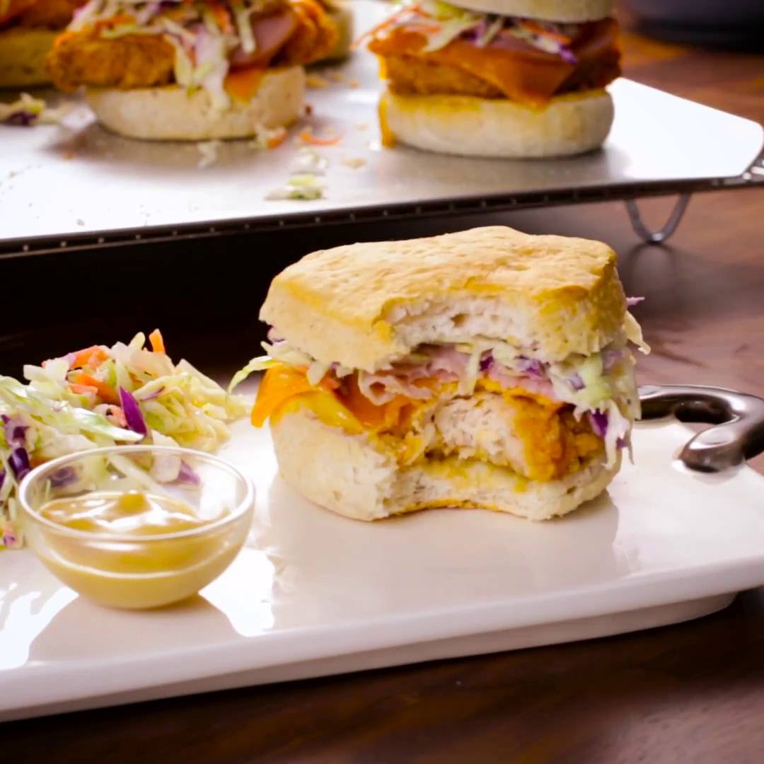 Fried Chicken Biscuit Sandwiches (Instance 1) — Instance — Interactive video experience