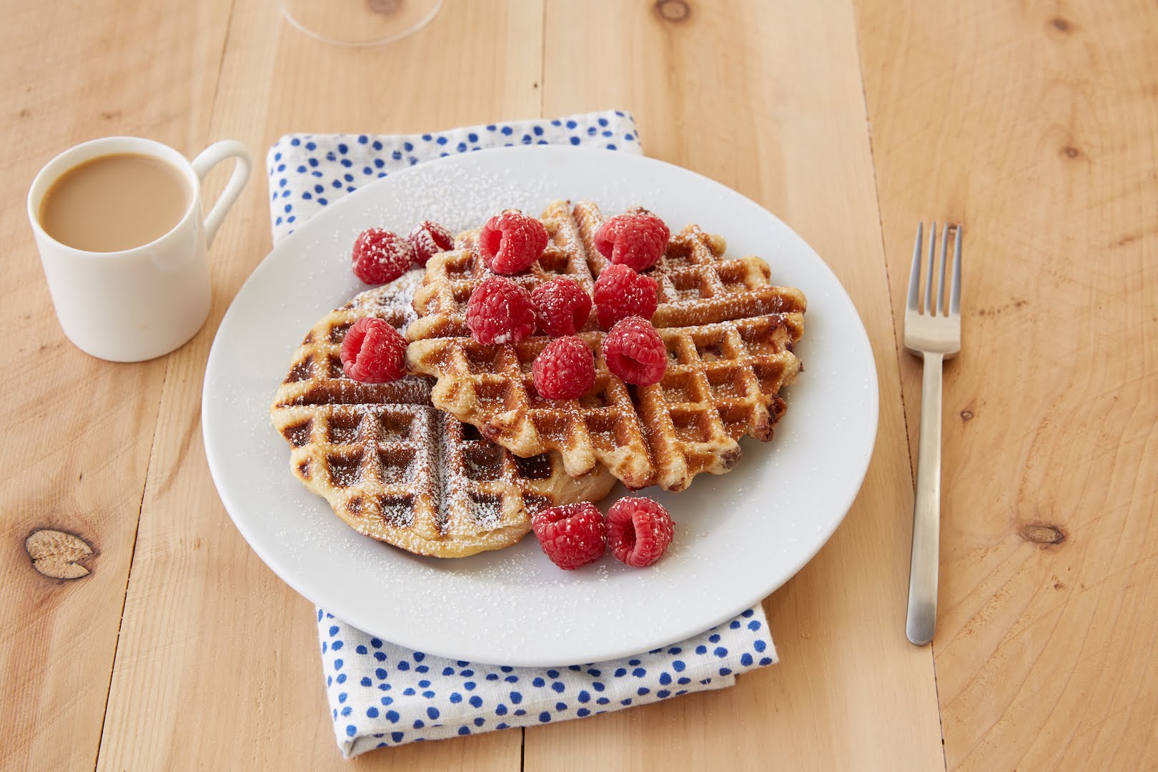 3-Ingredient Nutella Raspberry Waffles (Instance 1) — Instance — Interactive video experience