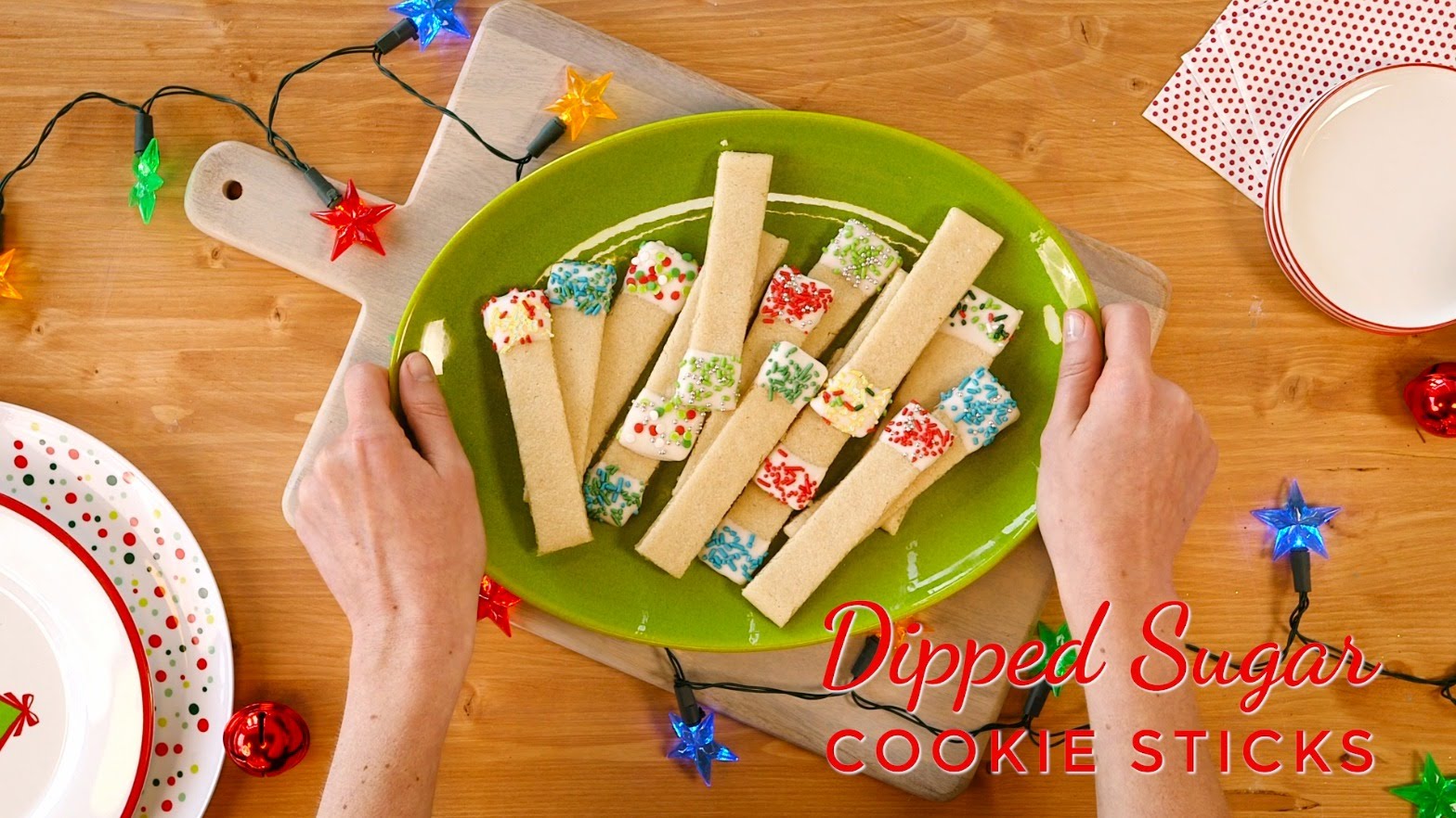 How To Make Dipped Sugar Cookie Sticks (Instance 1) — Instance — Interactive video experience