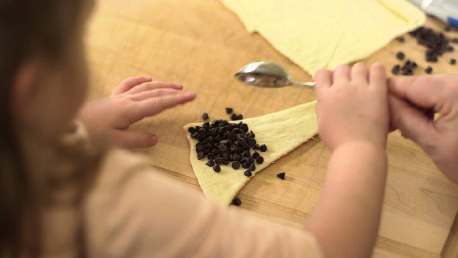 How To Make Chocolate-Filled Crescents (Instance 1) — Instance — Interactive video experience