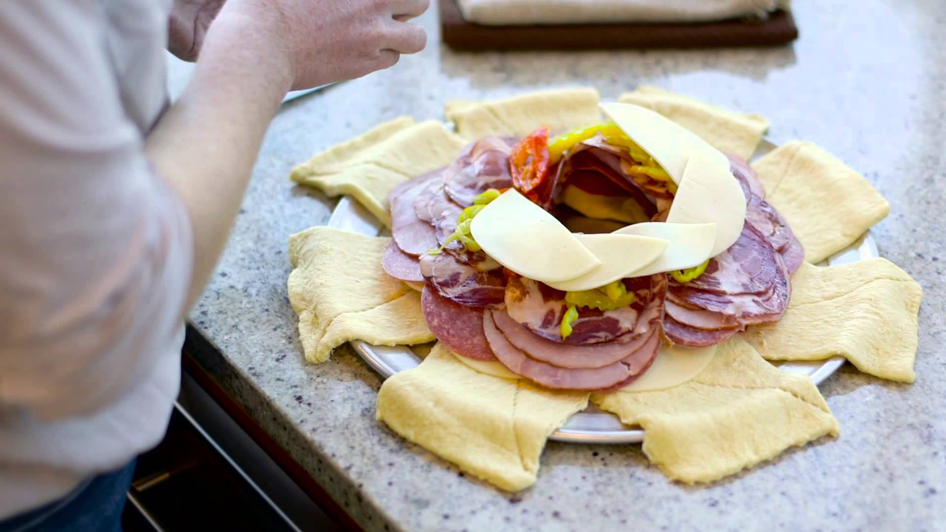 How To Make Spicy Italian Crescent Ring (Instance 1) — Instance — Interactive video experience