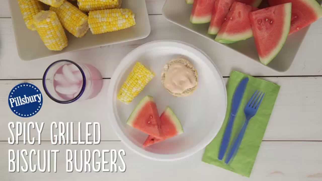 How to Make Spicy Grilled Biscuit Burgers (Instance 1) — Instance — Interactive video experience