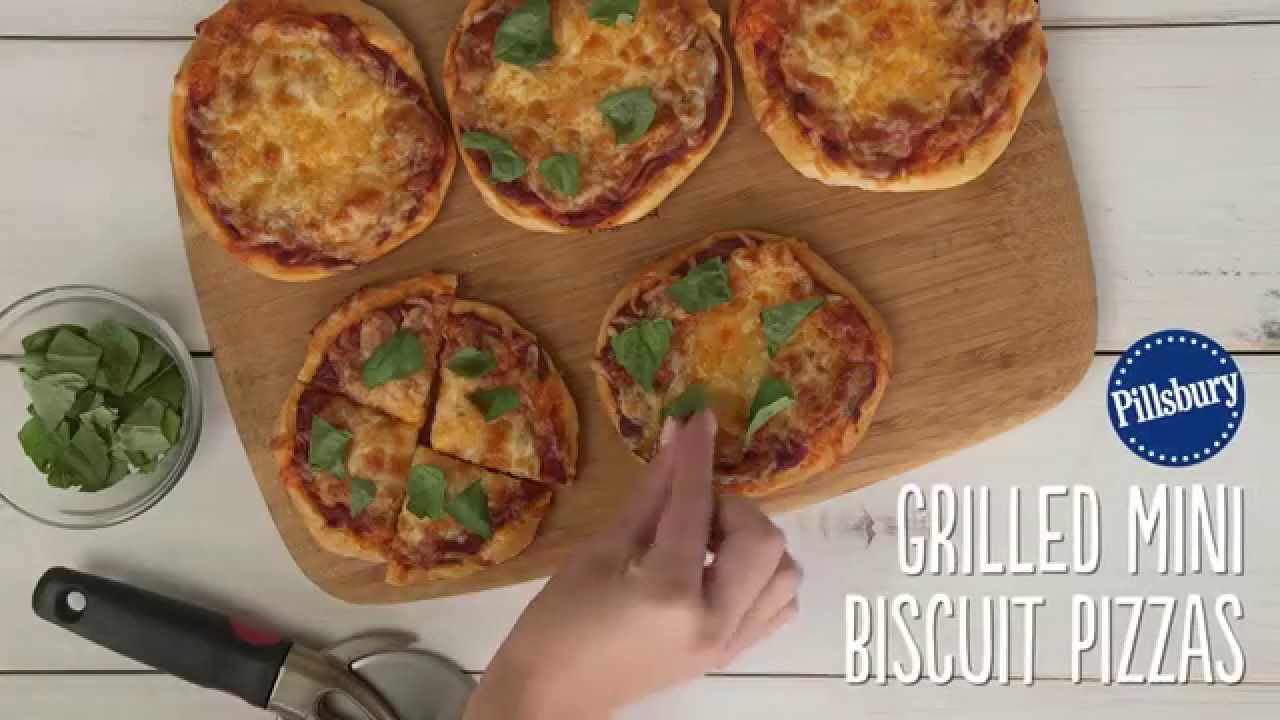 How to Make Grilled Mini Biscuit Pizzas (Instance 1) — Instance — Interactive video experience