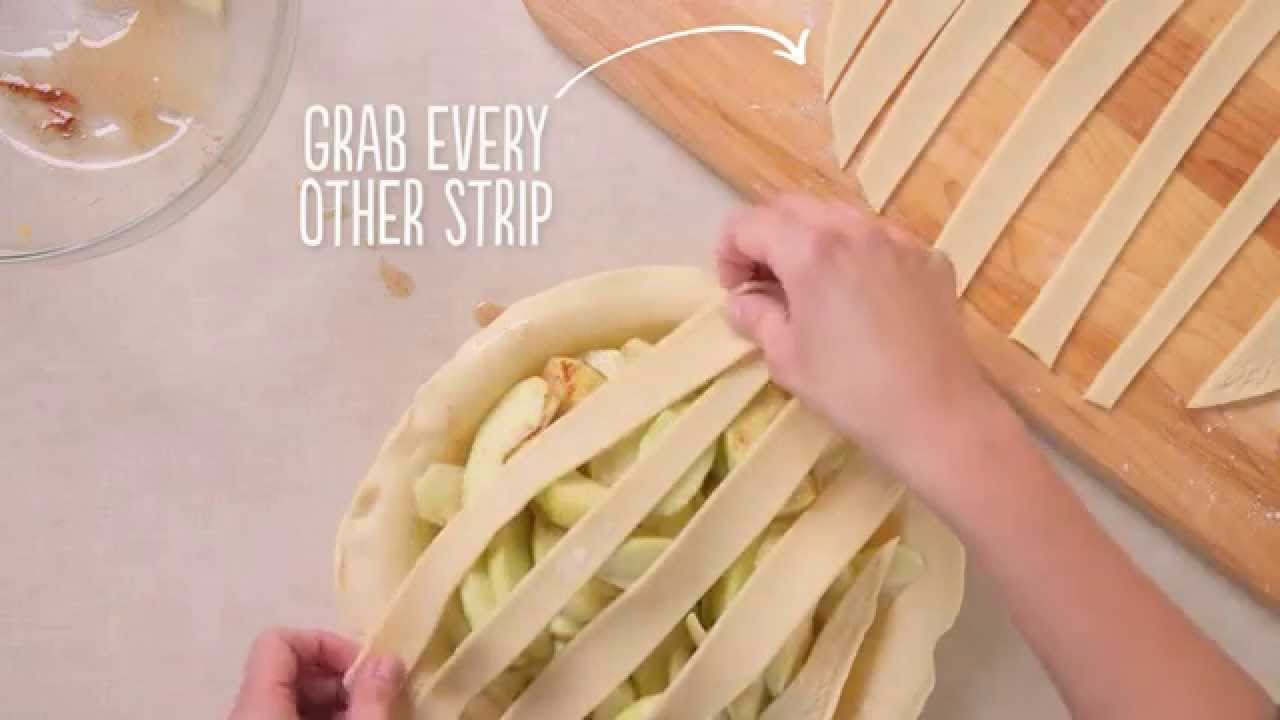 Easiest Ever Lattice Pie Crust (Instance 1) — Instance — Interactive video experience
