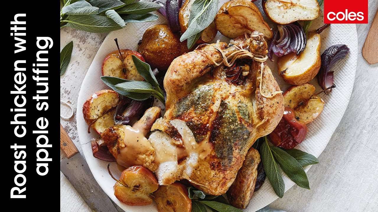 How to make roast chicken with apple stuffing (Instance 1) — Instance — Interactive video experience