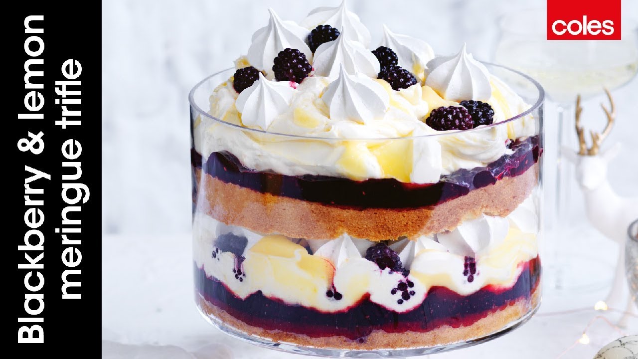 How to make blackberry and lemon meringue trifle (Instance 1) — Instance — Interactive video experience