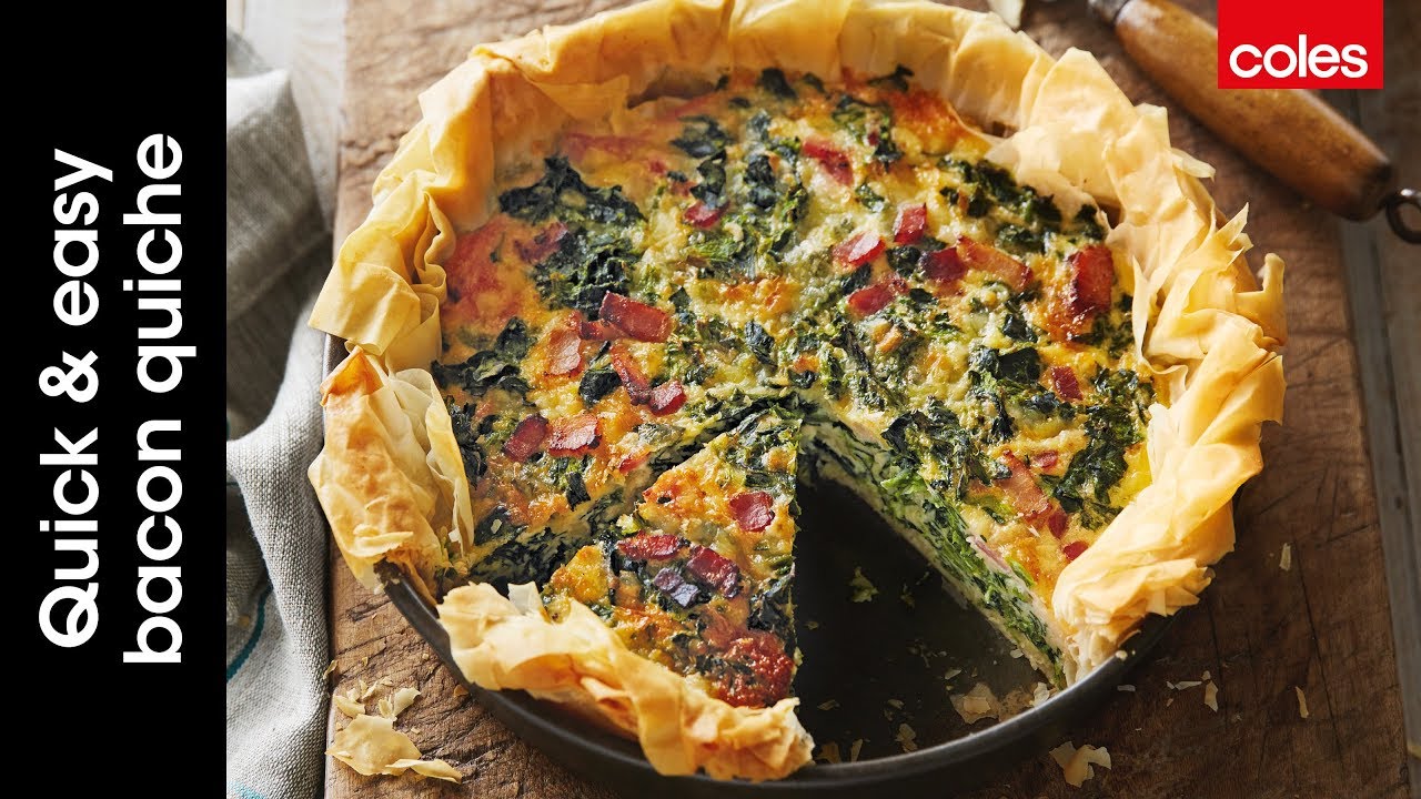 This is how to make a quick & easy bacon quiche (Instance 1) — Instance — Interactive video experience