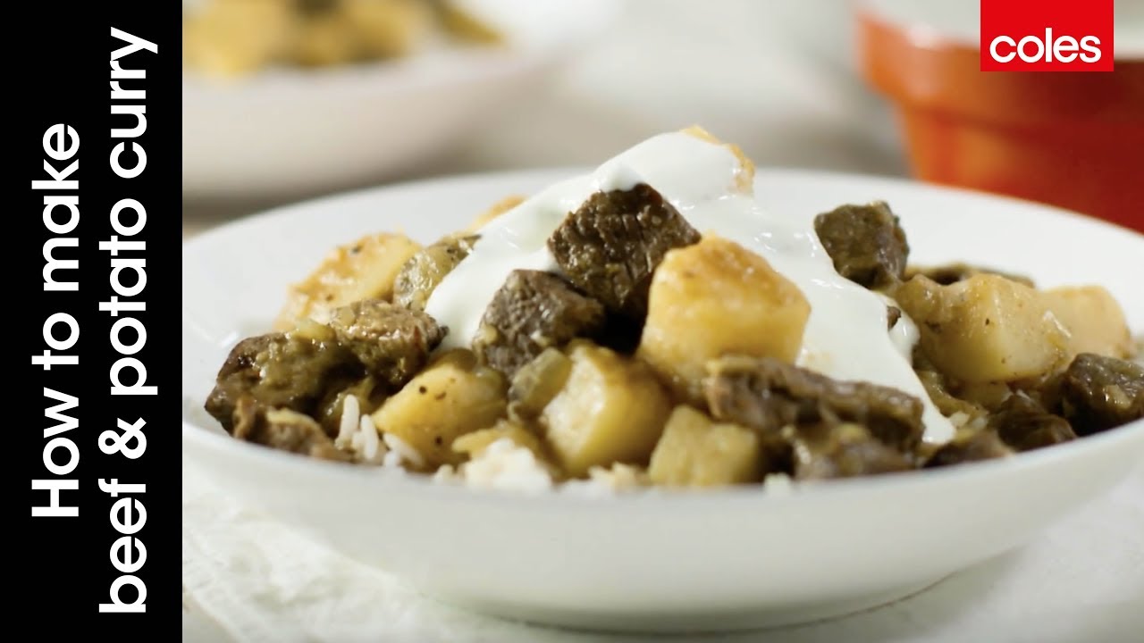 How to make beef & potato curry with Mal the Coles Butcher (Instance 1) — Instance — Interactive video experience