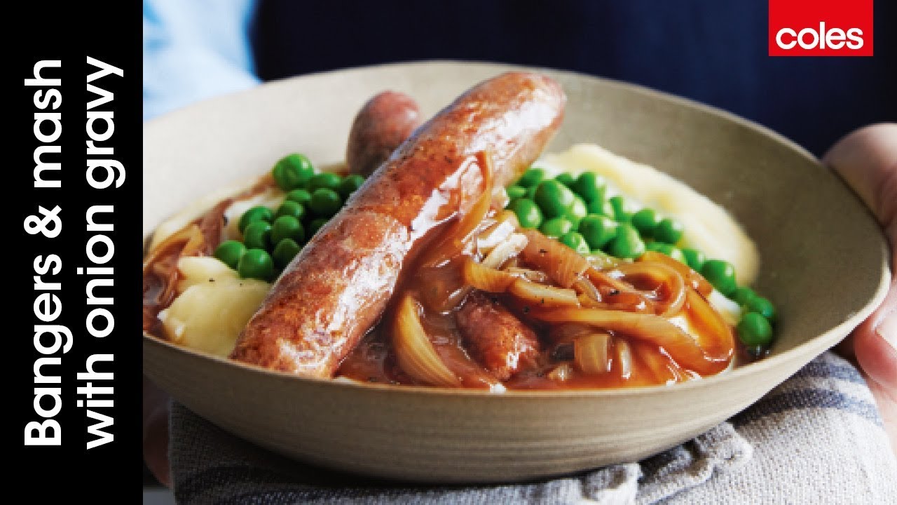 This is how to make bangers & mash with onion gravy (Instance 1) — Instance — Interactive video experience