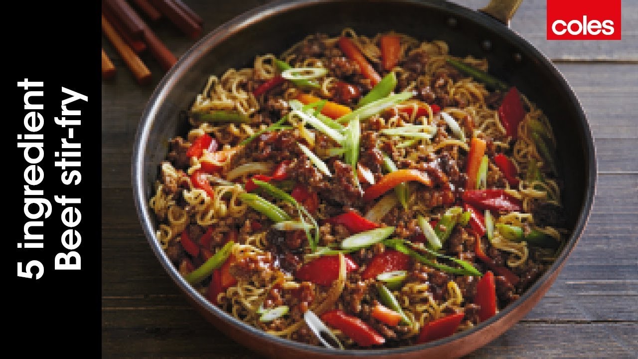 5 ingredient beef stir-fry (Instance 1) — Instance — Interactive video experience