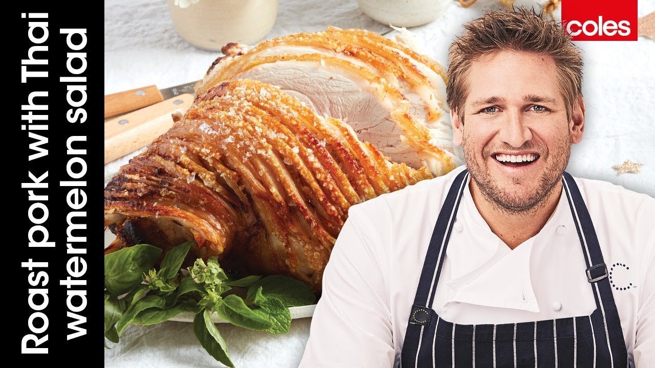 How to make Curtis Stone’s roast pork with Thai watermelon salad (Instance 1) — Instance — Interactive video experience