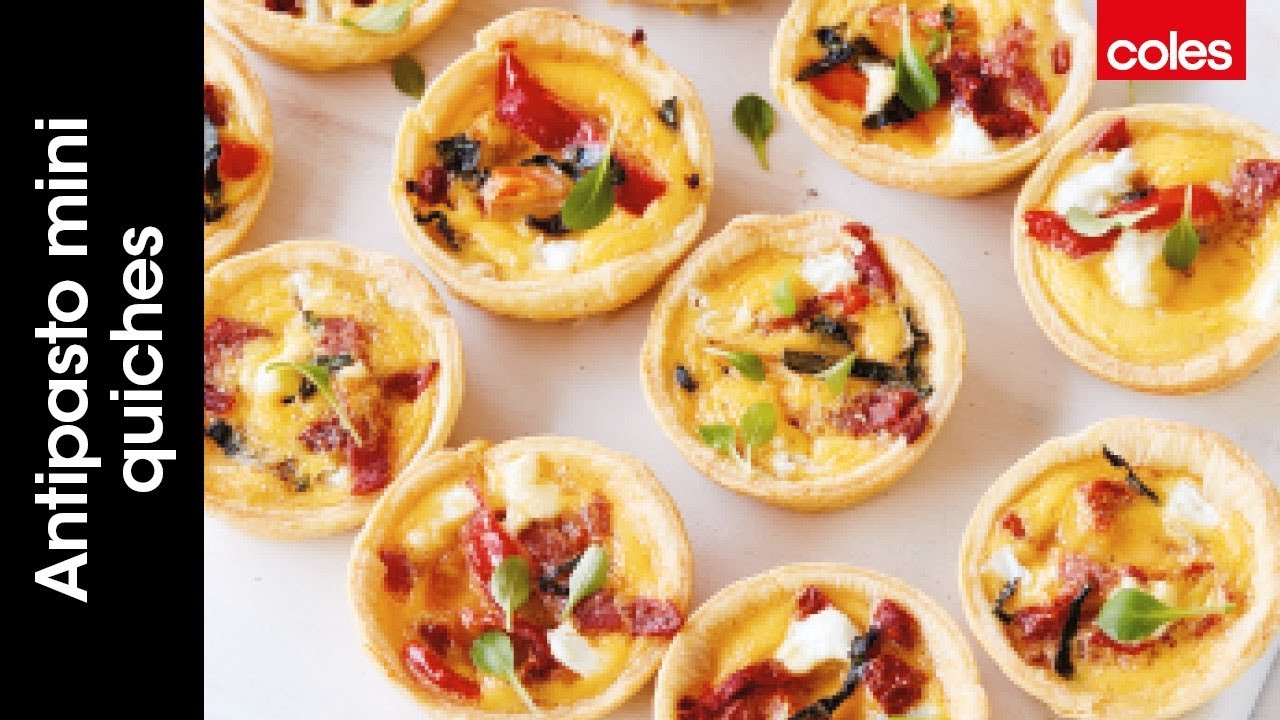 How to make antipasto mini quiches (Instance 1) — Instance — Interactive video experience