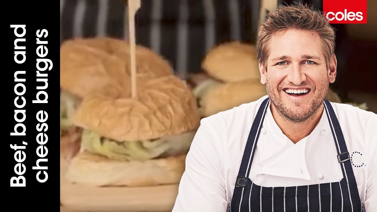 How to make beef, bacon and cheese burgers with Curtis Stone (Instance 1) — Instance — Interactive video experience