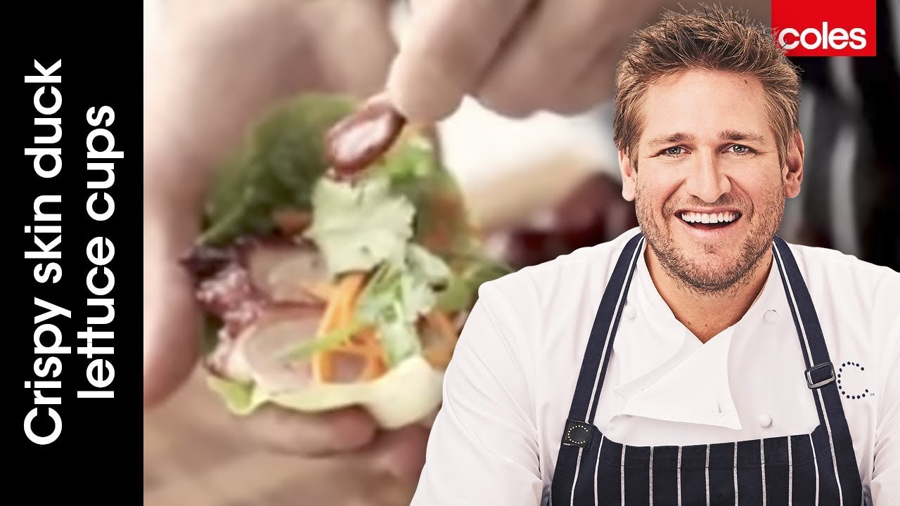 How to cook crispy skin duck lettuce cups with Curtis Stone (Instance 1) — Instance — Interactive video experience