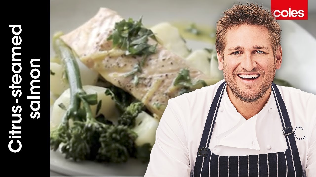 How to cook citrus-steamed salmon with Curtis Stone (Instance 1) — Instance — Interactive video experience