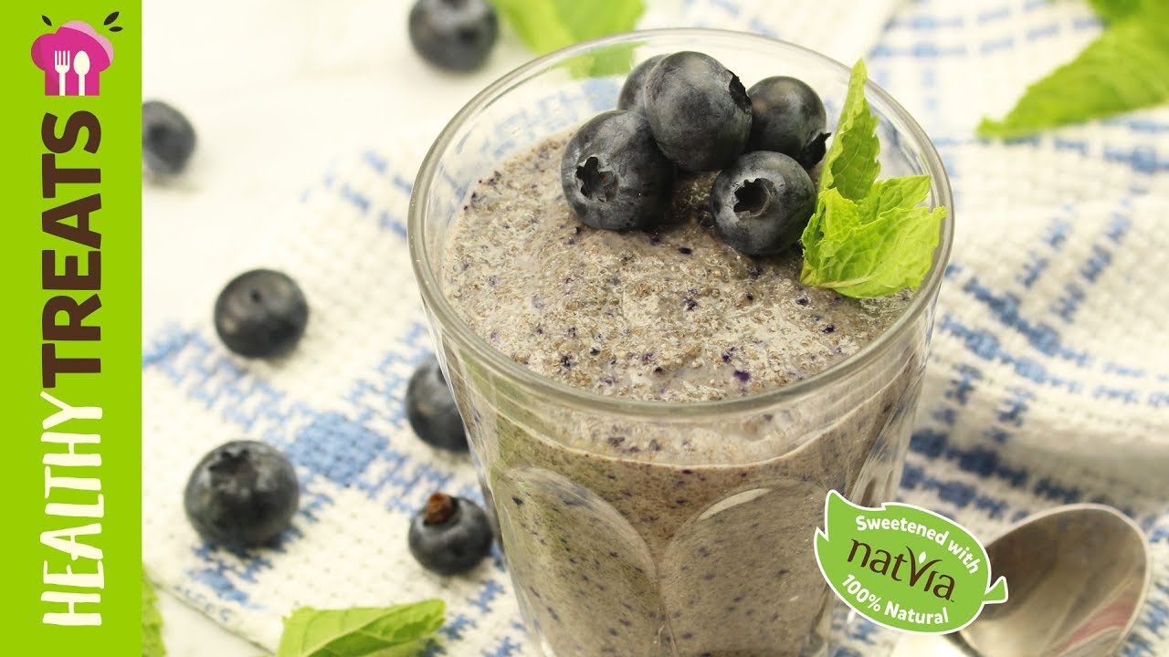 Blueberry Mint Chia Pudding - Natvia's Healthy Treats (Product Master 1) — Instance — Interactive video experience