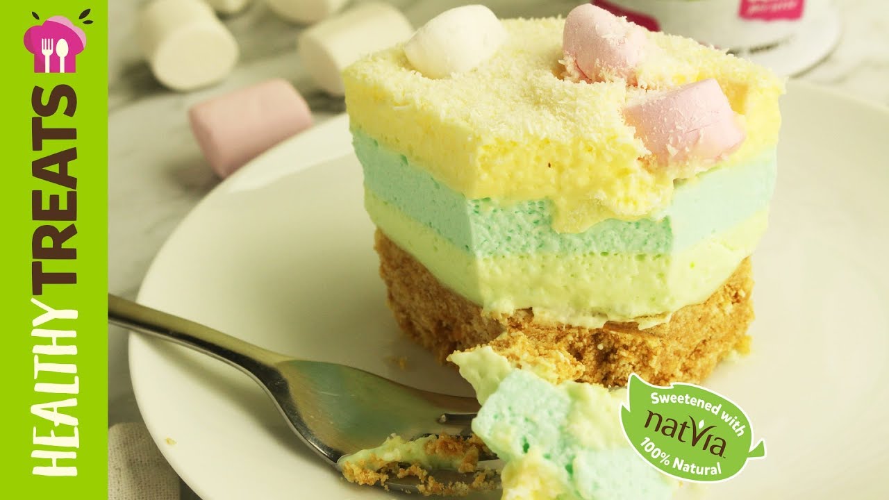 Rainbow Jelly Slice, Sugar Free - Natvia's Healthy Treats (Product Master 1) — Instance — Interactive video experience