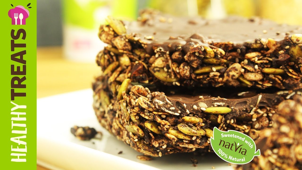 Healthy Vegan Chocolate Crunch Bars - Natvia's Healthy Treats (Product Master 1) — Instance — Interactive video experience