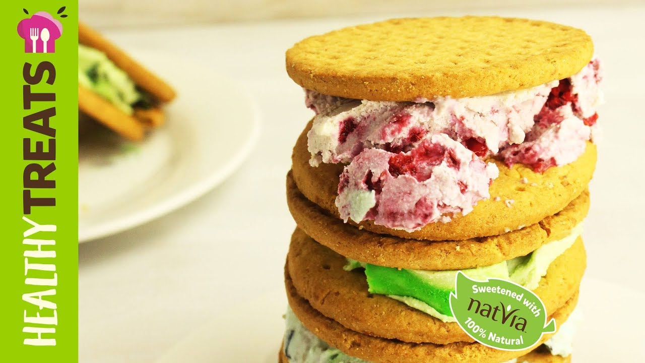 Vegan Cheesecake Sandwiches, SF, LCHF, GF - Natvia's Healthy Treats (Product Master 1) — Instance — Interactive video experience