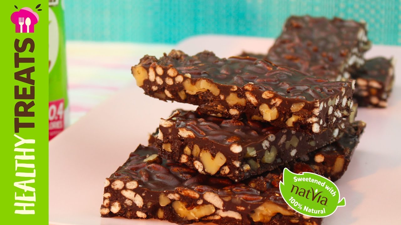 Vegan, GF Chocolate Hedgehog Slice - Natvia's Healthy Treats (Product Master 1) — Instance — Interactive video experience