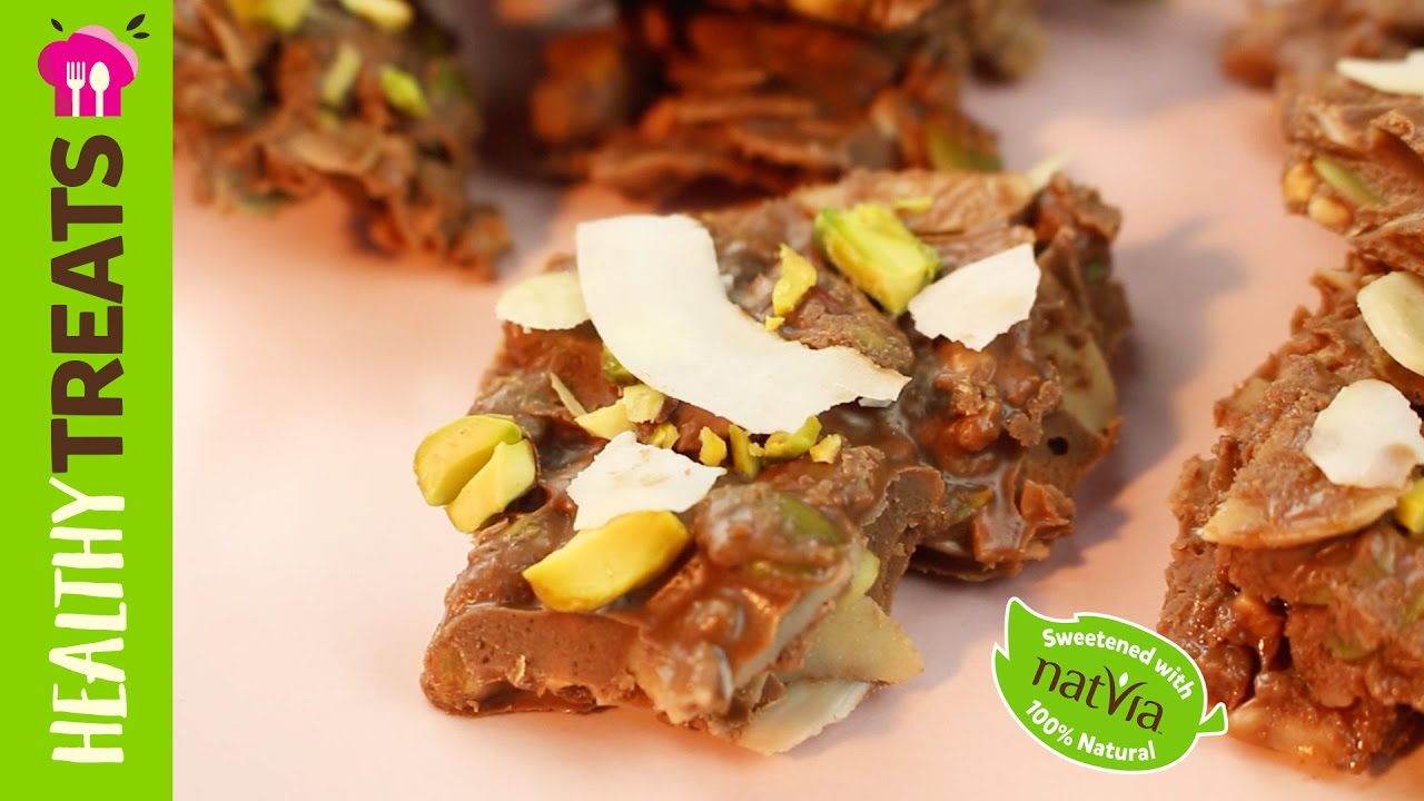 Fruit & Nut Chocolate Bark - Natvia's Healthy Treats (Product Master 1) — Instance — Interactive video experience