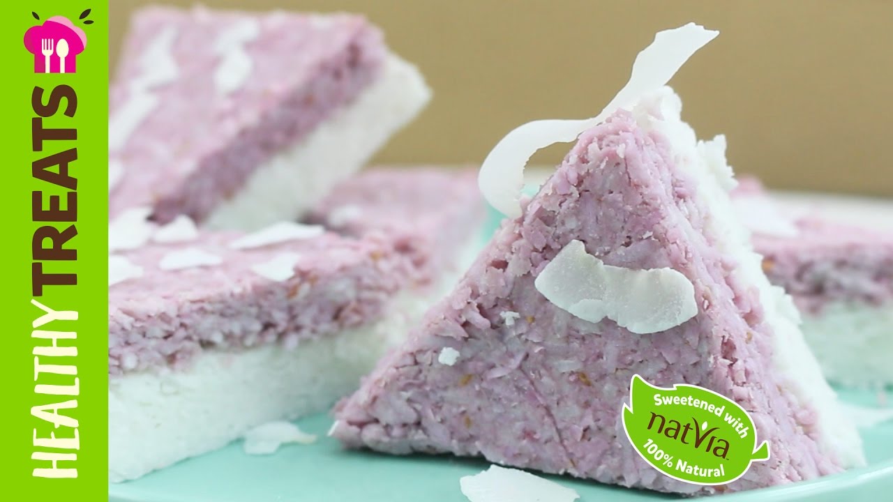 Vegan Coconut Ice slice - Natvia's Healthy Treats (Product Master 1) — Instance — Interactive video experience