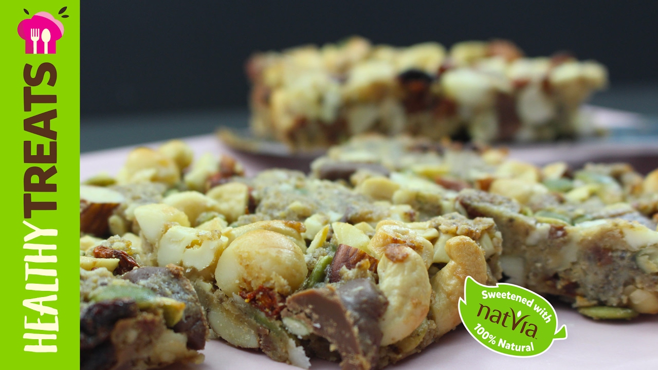 Trail Mix Granola Bars - Vegan, Gluten Free, Sugar Free Recipe (Product Master 1) — Instance — Interactive video experience